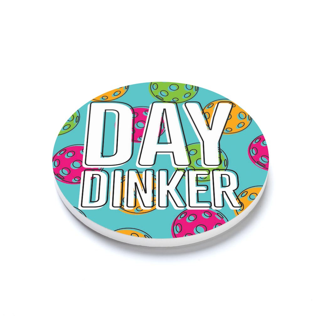 Neon Pickleball Day Dinker Blue | 4x4