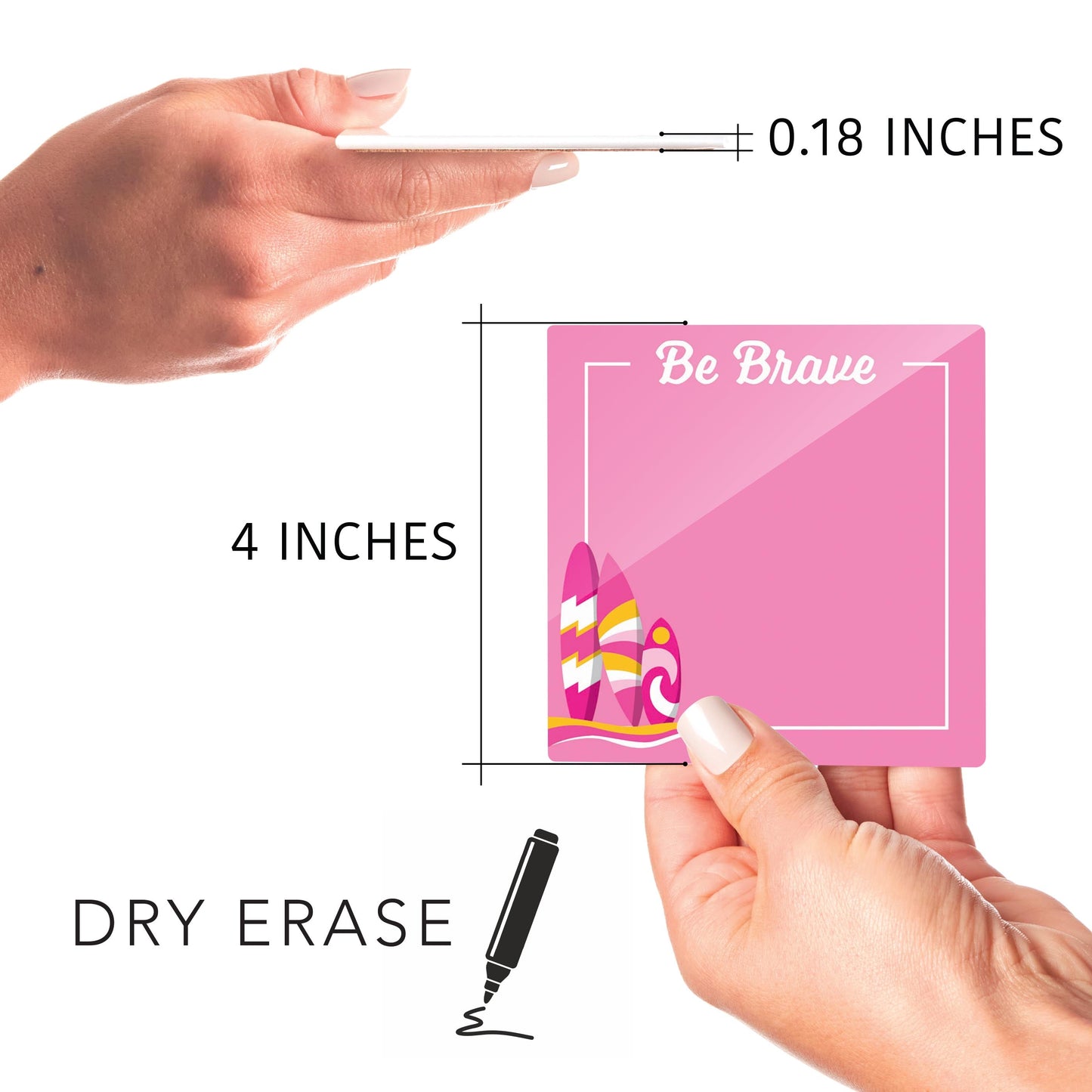 Pink Dream Surfboards Be Brave | 4x4