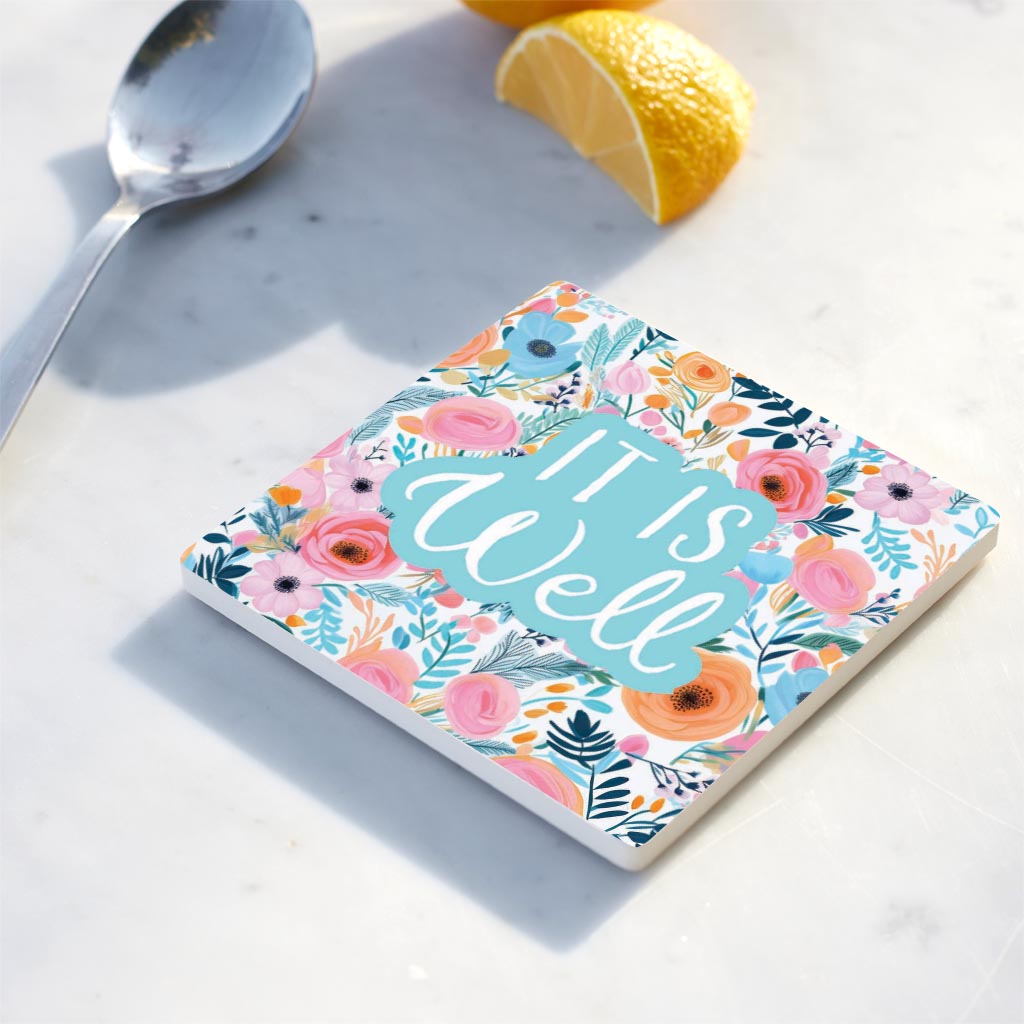 Spring Pastel It Is Well | 4x4