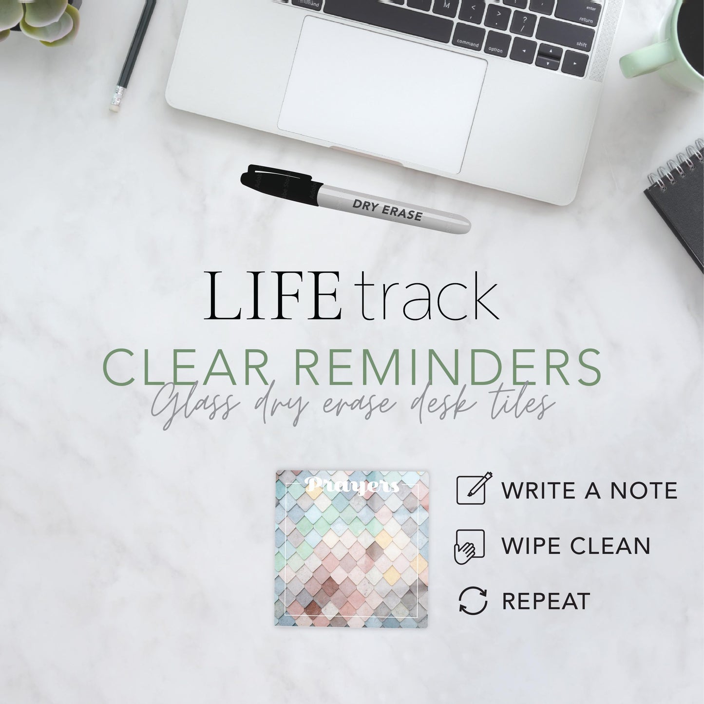 Colorful Faith Notes Tiled Prayers | 4x4