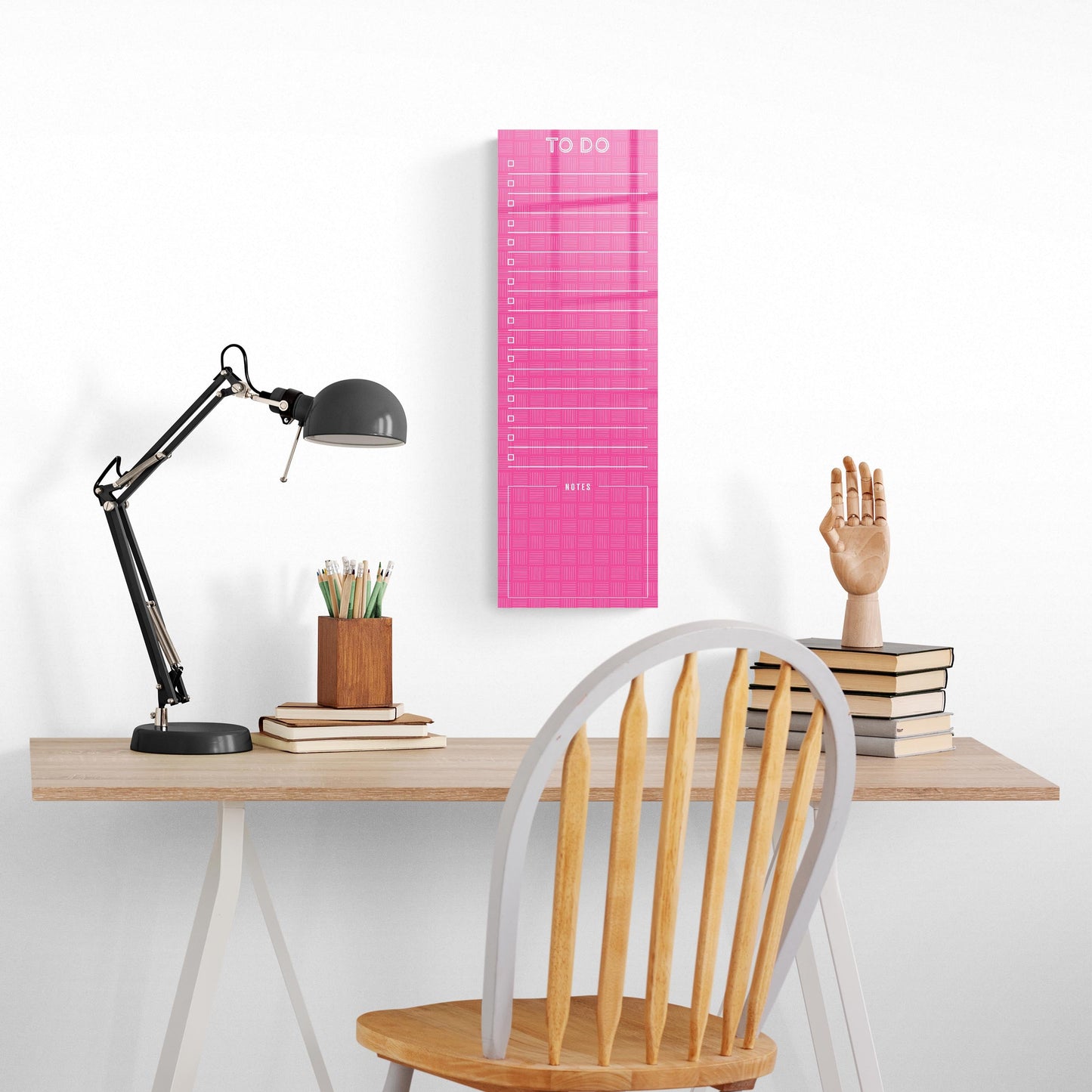Neon Pink To Do List | 8x24