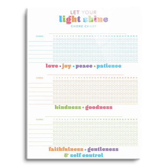 Children's Fruits of the Spirit Names | 12x16