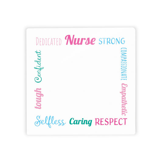 Colorful Nurse Words | 4x4