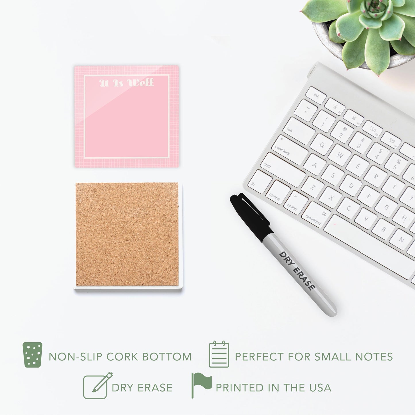 Spring Pastel Pink Hatch It Is Well | 4x4