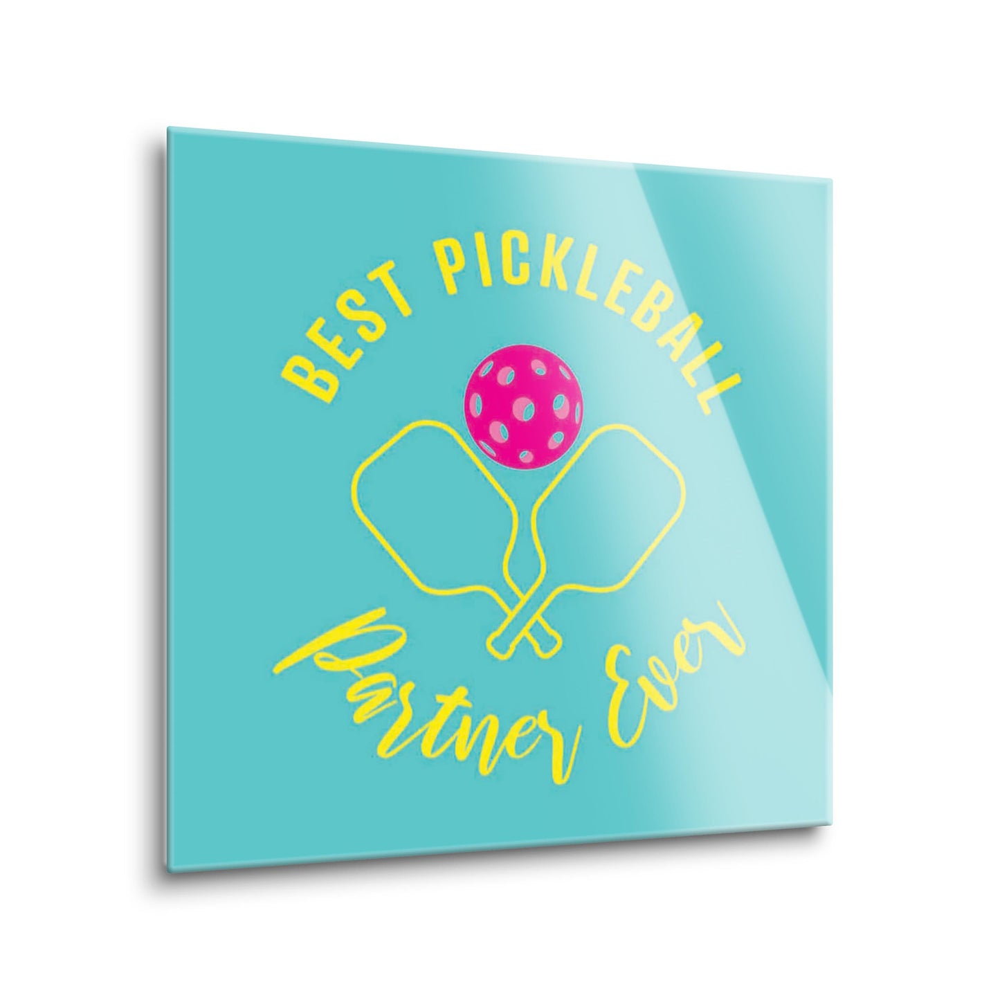 Neon Pickleball Best Pickleball Partner Ever | 8x8