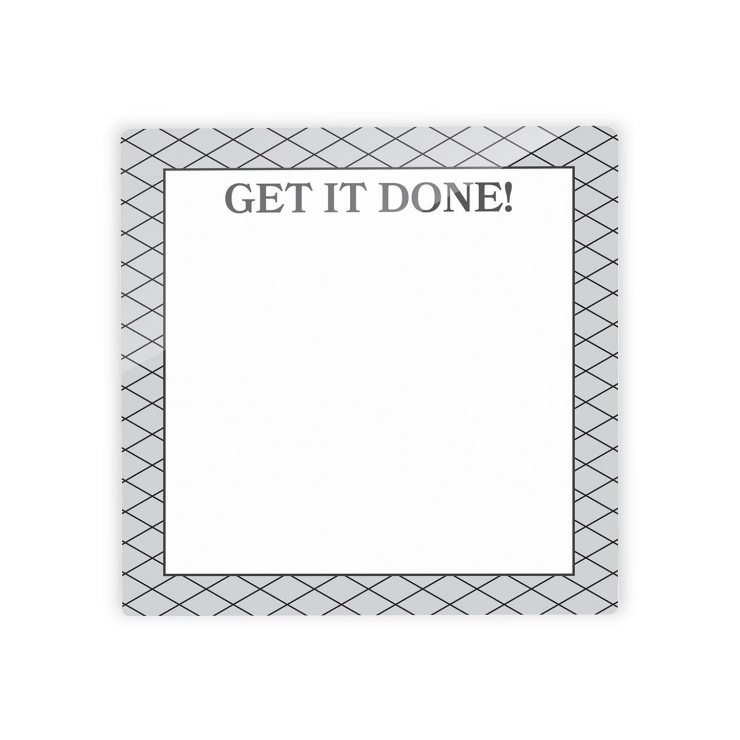 Black & White Pattern Notes Diagonal Cross Line | 4x4