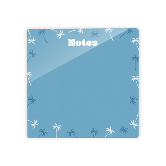 Coastal Blue Palm Trees Notes | 4x4