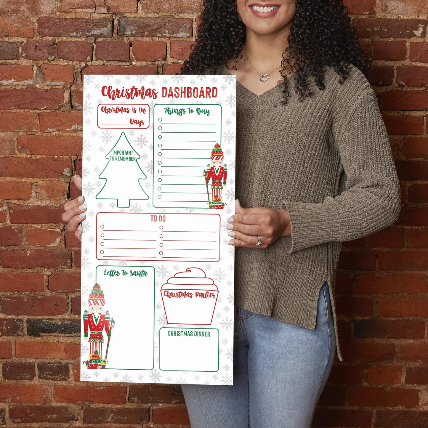 Classic Candyland Nutcracker Christmas Dashboard | 12x24