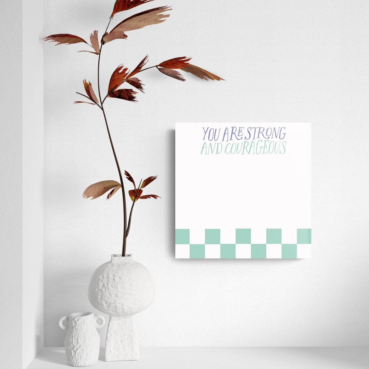 Clairmont & Co Faith You are Strong Notes 3 | 8x8