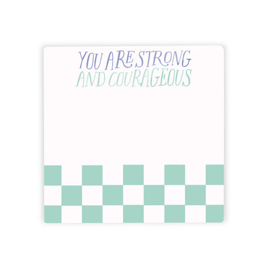 Clairmont & Co Faith You are Strong Notes 2 | 4x4