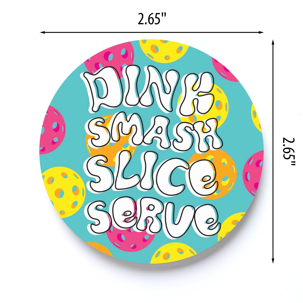 Neon Pickleball Dinnk Smash Slice Serve | 2.65x2.65
