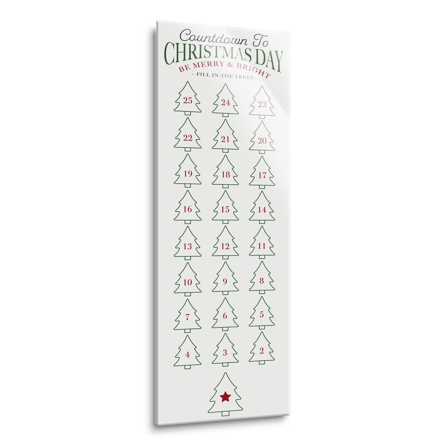 Countdown to Christmas Day Trees | 8x24
