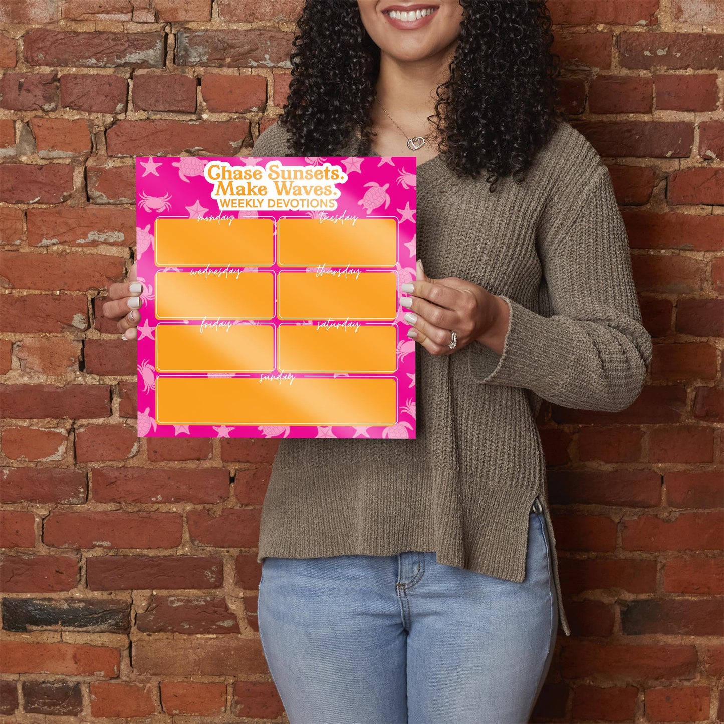 Coastal Chase Sunsets Make Waves Weekly Devotions | 12x12