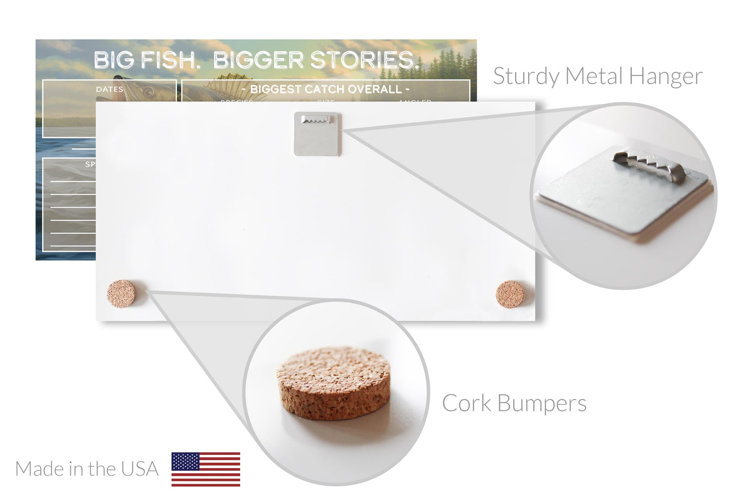 Fish Tracker Big Fish Bigger Stories | 16x8