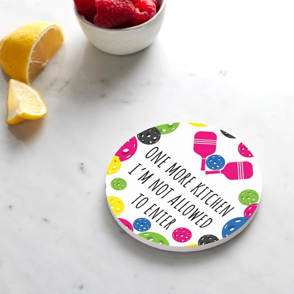 Neon Pickleball Kitchen I'm Not Allowed | 4x4