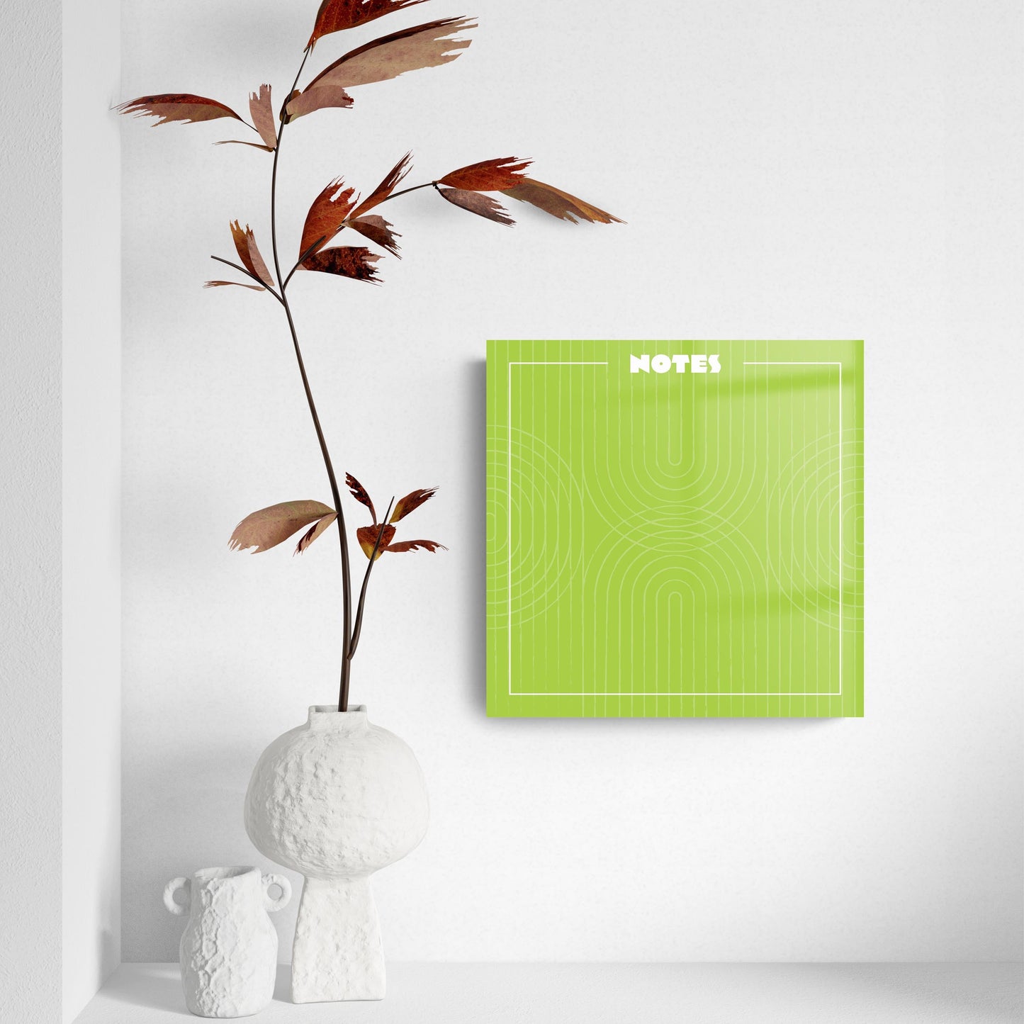 Neon Green Notes | 8x8