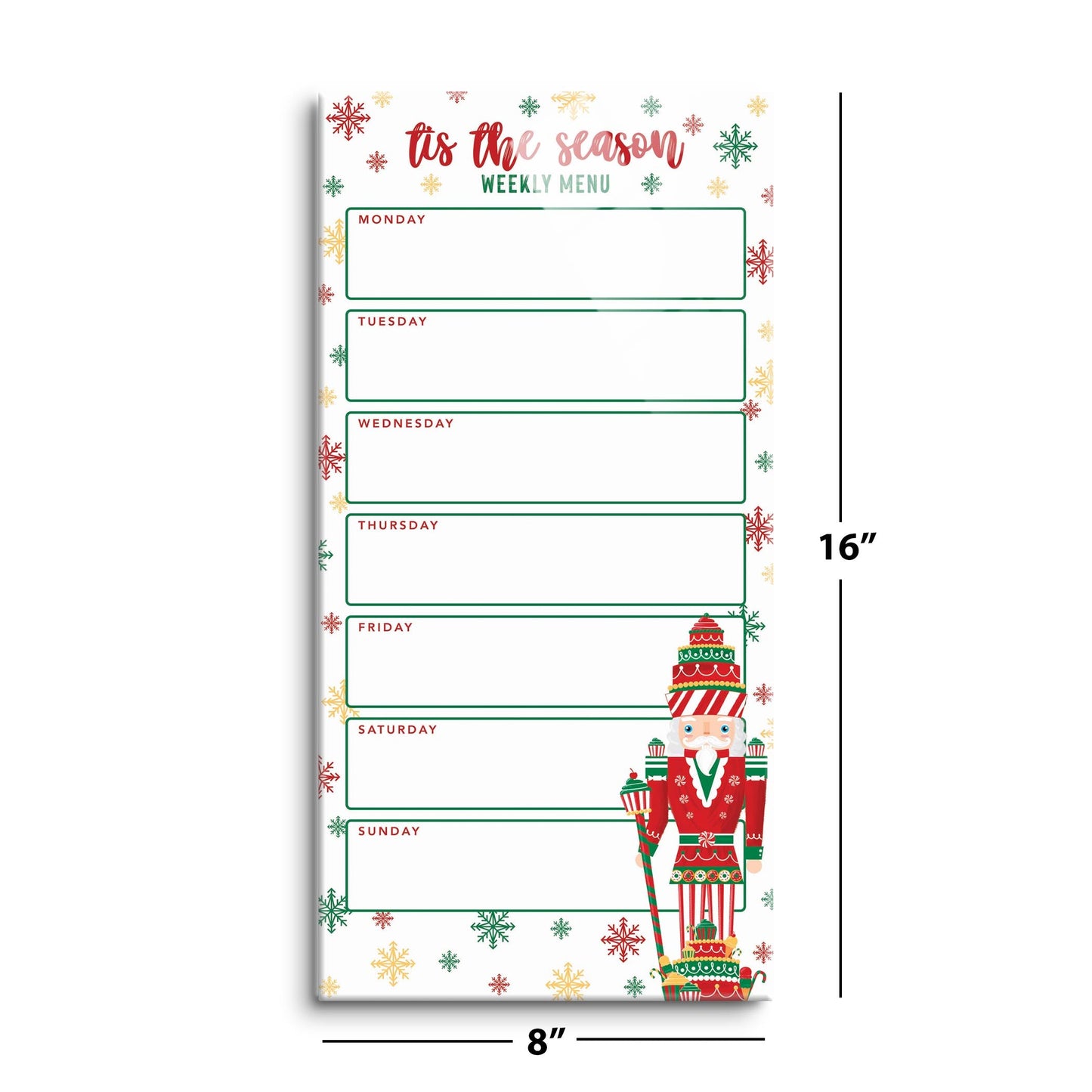 Classic Candyland Nutcracker Menu Board | 8x16