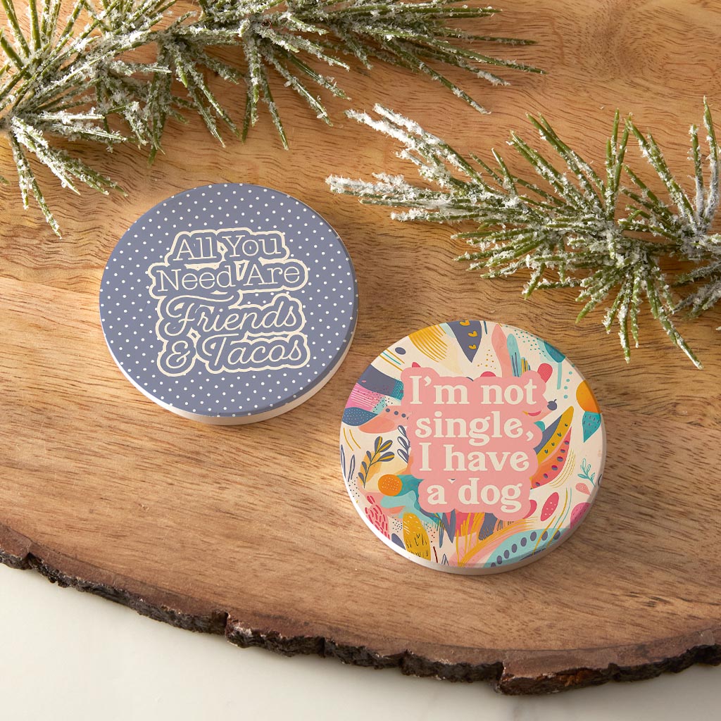 Valentine's Offset Car Coaster Set 2 | 2.65x2.65