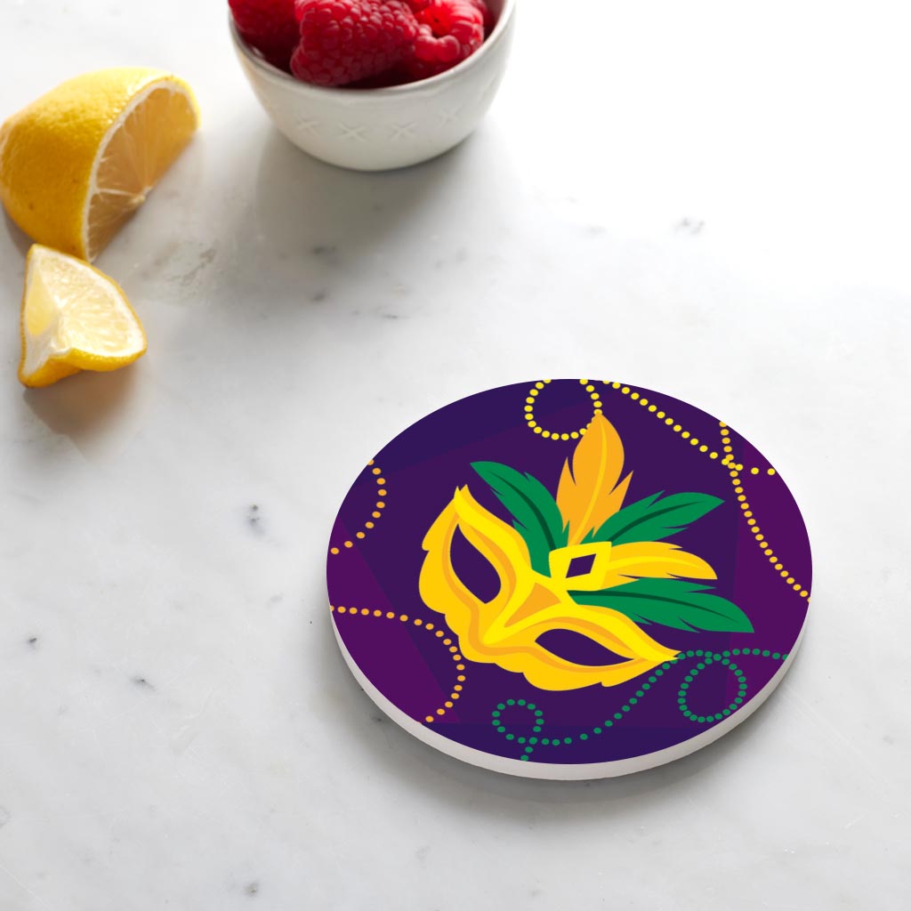 Mardi Gras Mask & Beads | 4x4