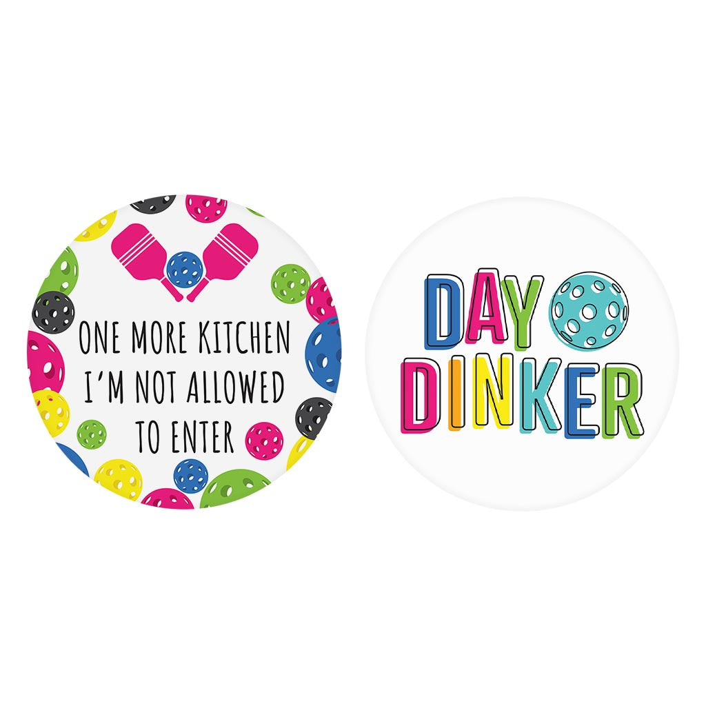 Neon Pickleball Kitchen & Day Dinker | 2.65x2.65
