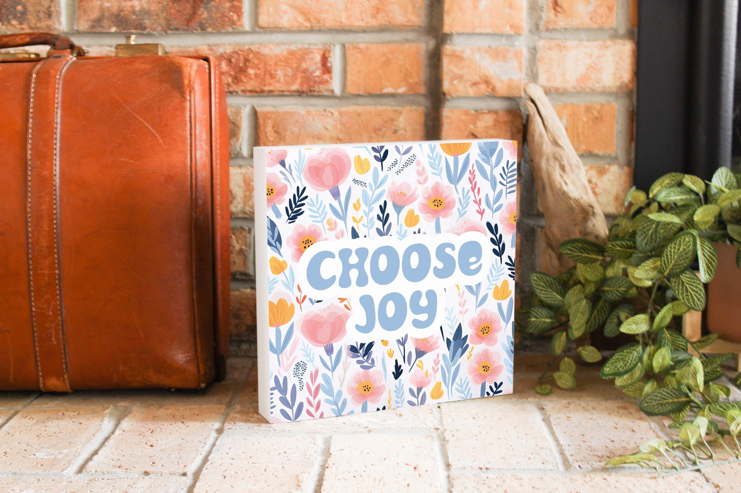 Floral Spring Choose Joy | 10x10