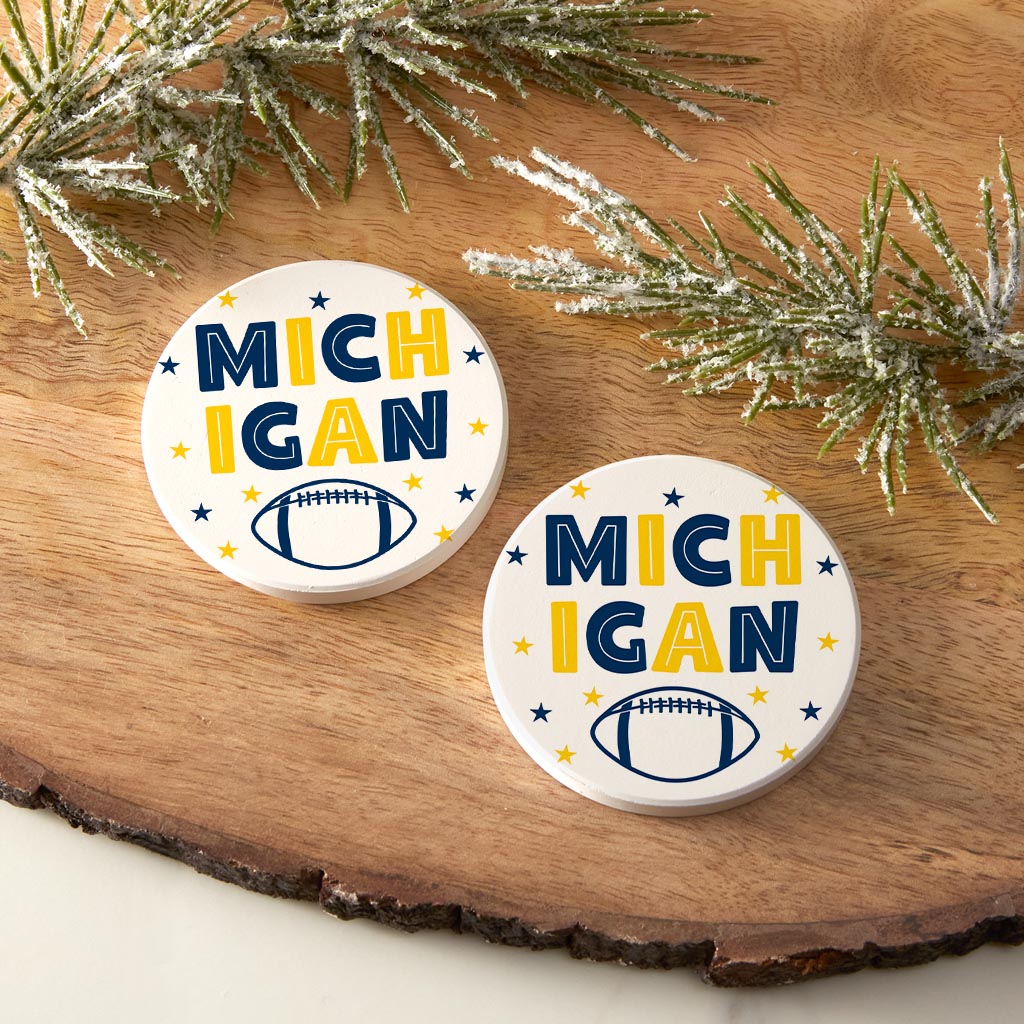 Clairmont & Co Game Day Stars Michigan | 2.65x2.65