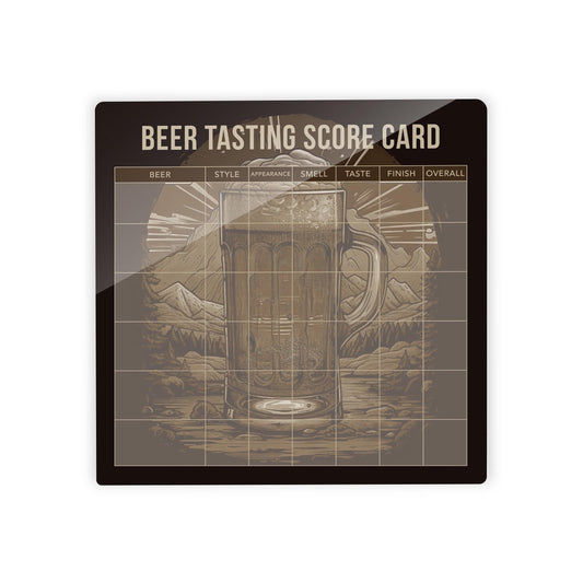 Beer Tasting Score Card | 4x4