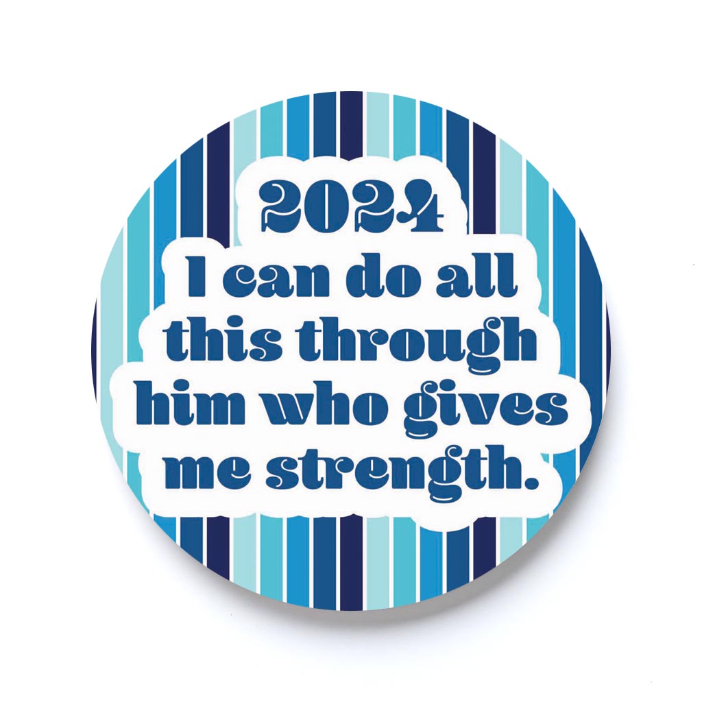 Graduation 2024 I Can Do All This Blue Stripe | 2.65x2.65