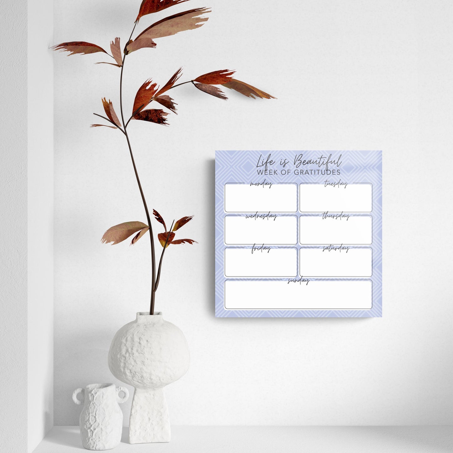 Mother's Day Tracker Life Is Beautiful Gratitudes | 8x8