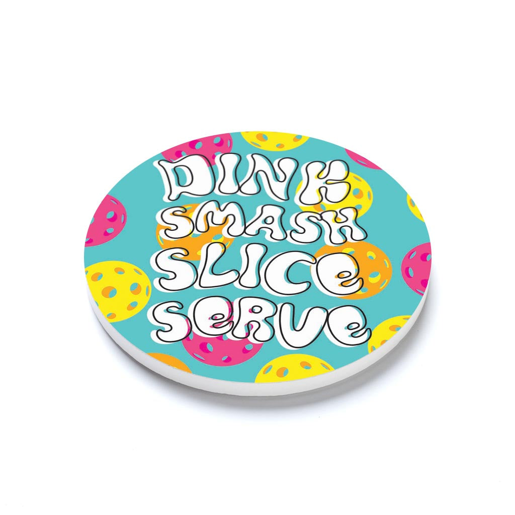 Neon Pickleball Dinnk Smash Slice Serve | 4x4
