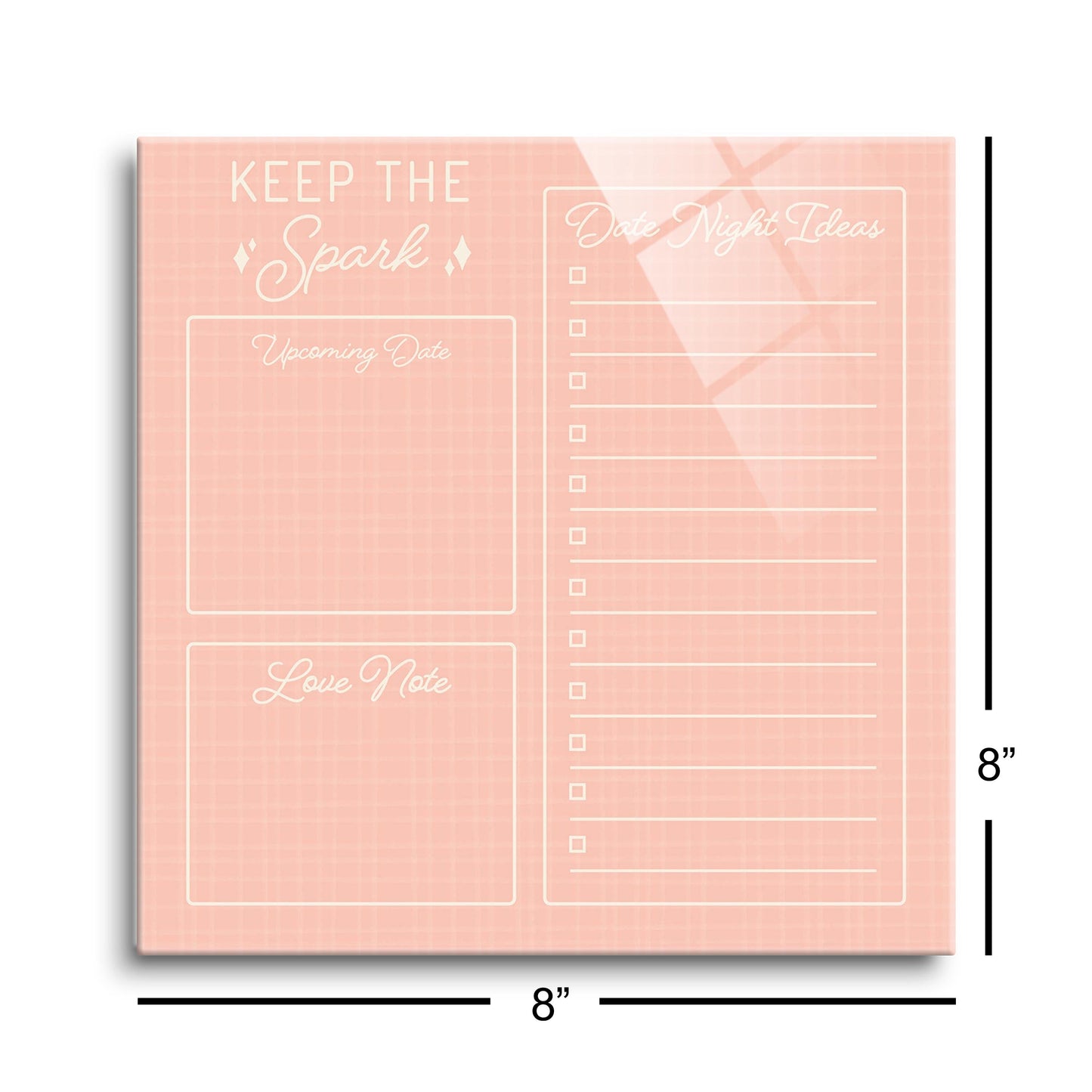 Valentine's Tracker Keep The Spark Date Ideas | 8x8