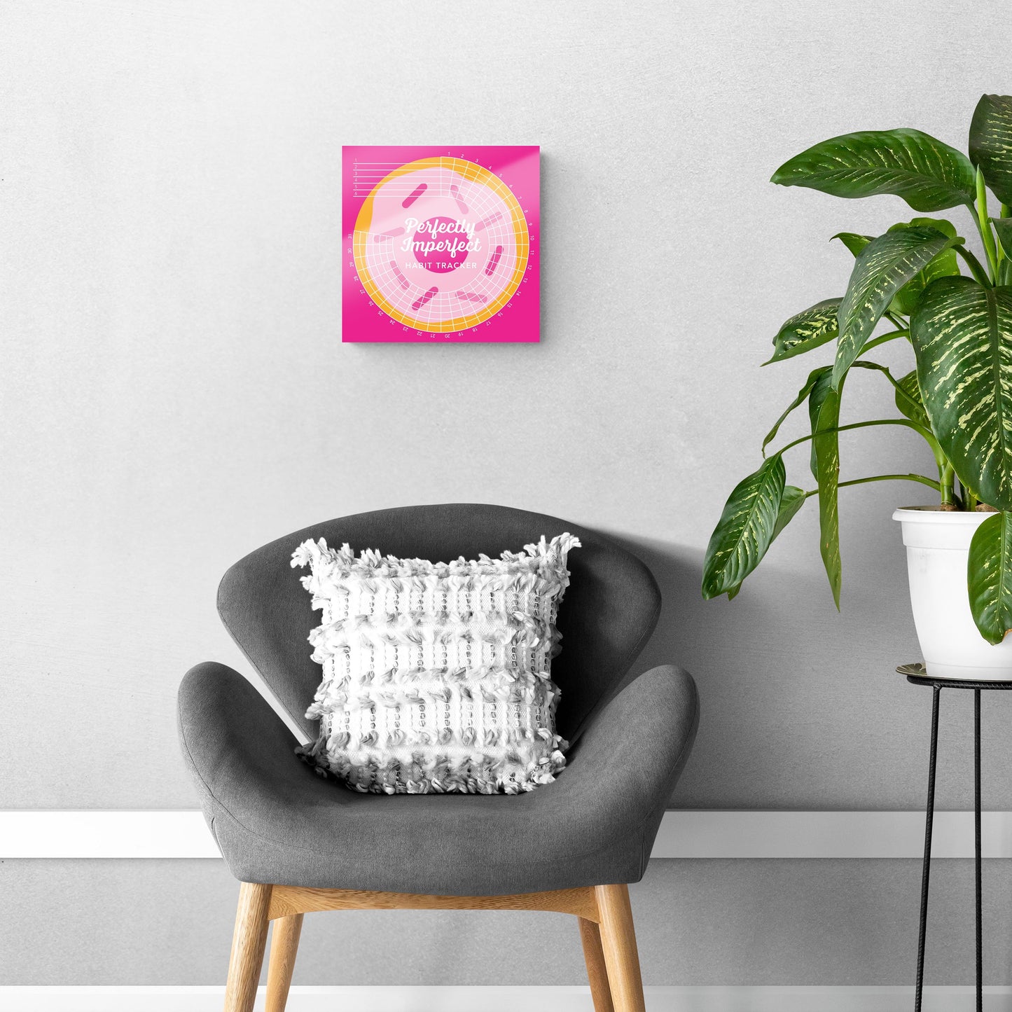 Pink Dream Donut Perfectly Imperfect | 12x12