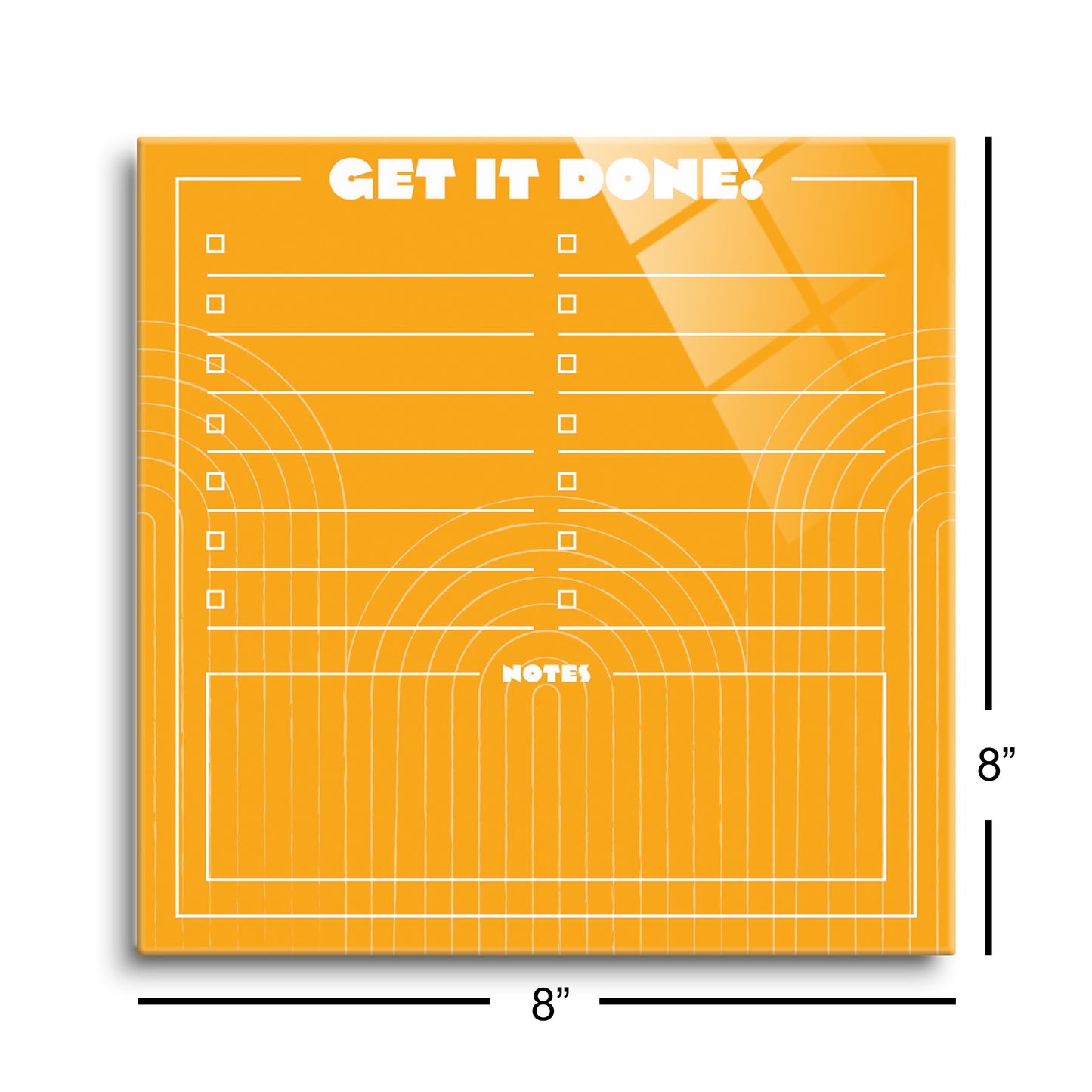 Neon Orange Get It Done | 8x8
