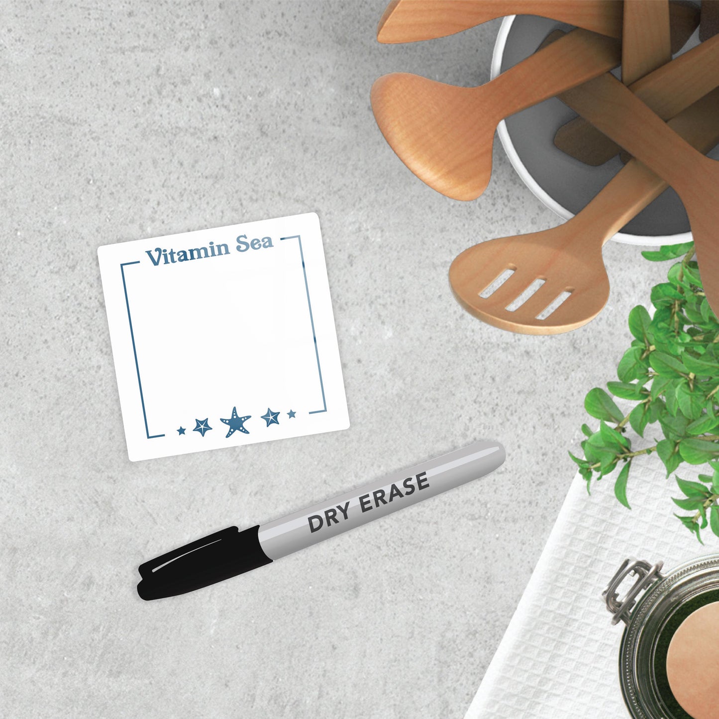 Coastal Vitamin Sea Notes | 4x4