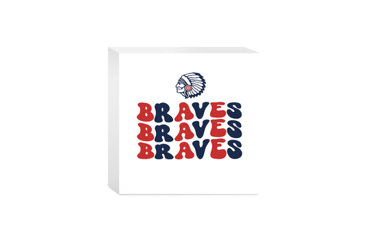 Clairmont & Co Game Day Wave Braves | 5x5