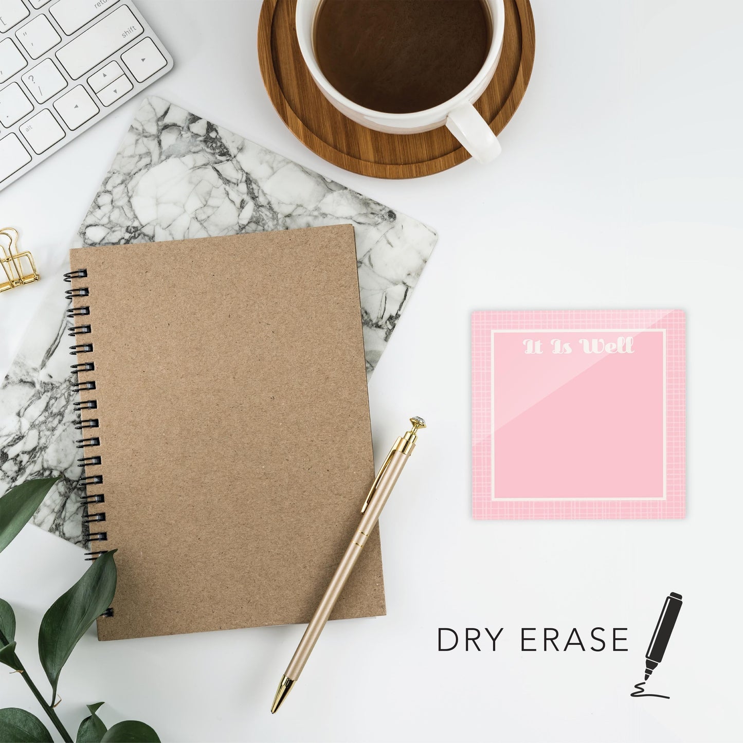 Spring Pastel Pink Hatch It Is Well | 4x4