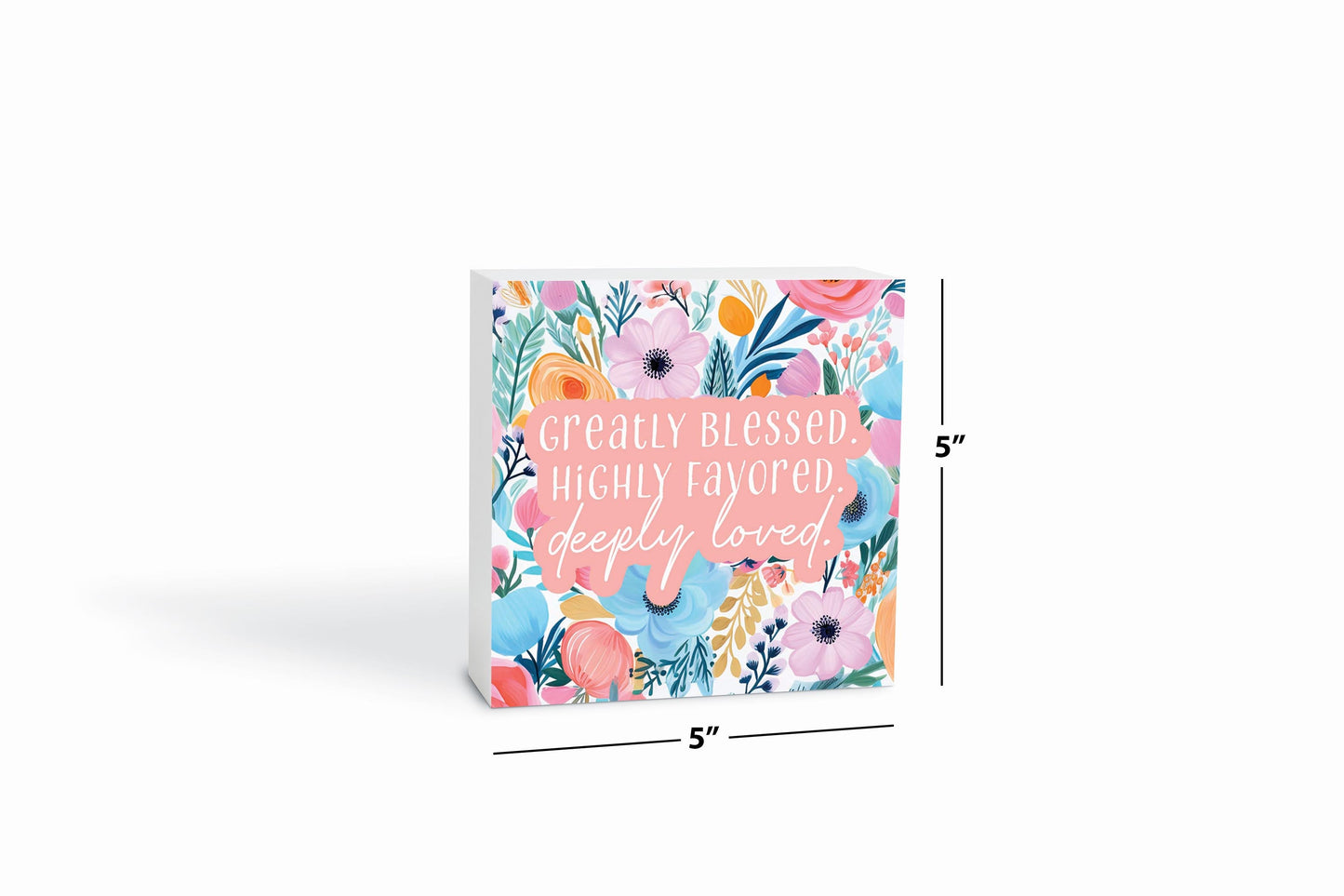 Floral Spring Deeply Loved | 5x5