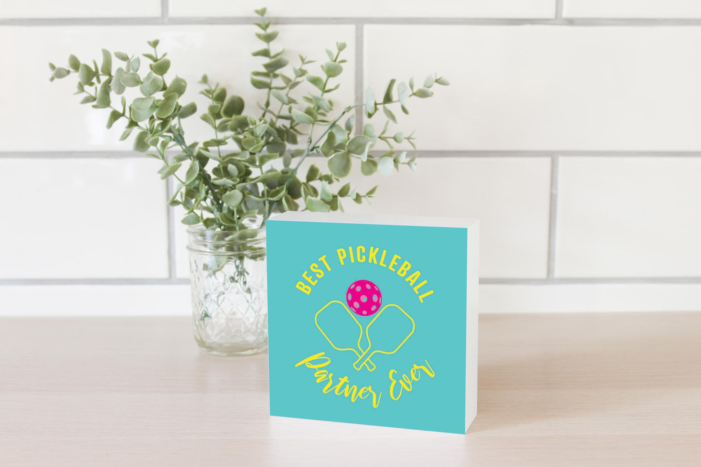 Neon Pickleball Best Pickleball Partner Ever | 5x5