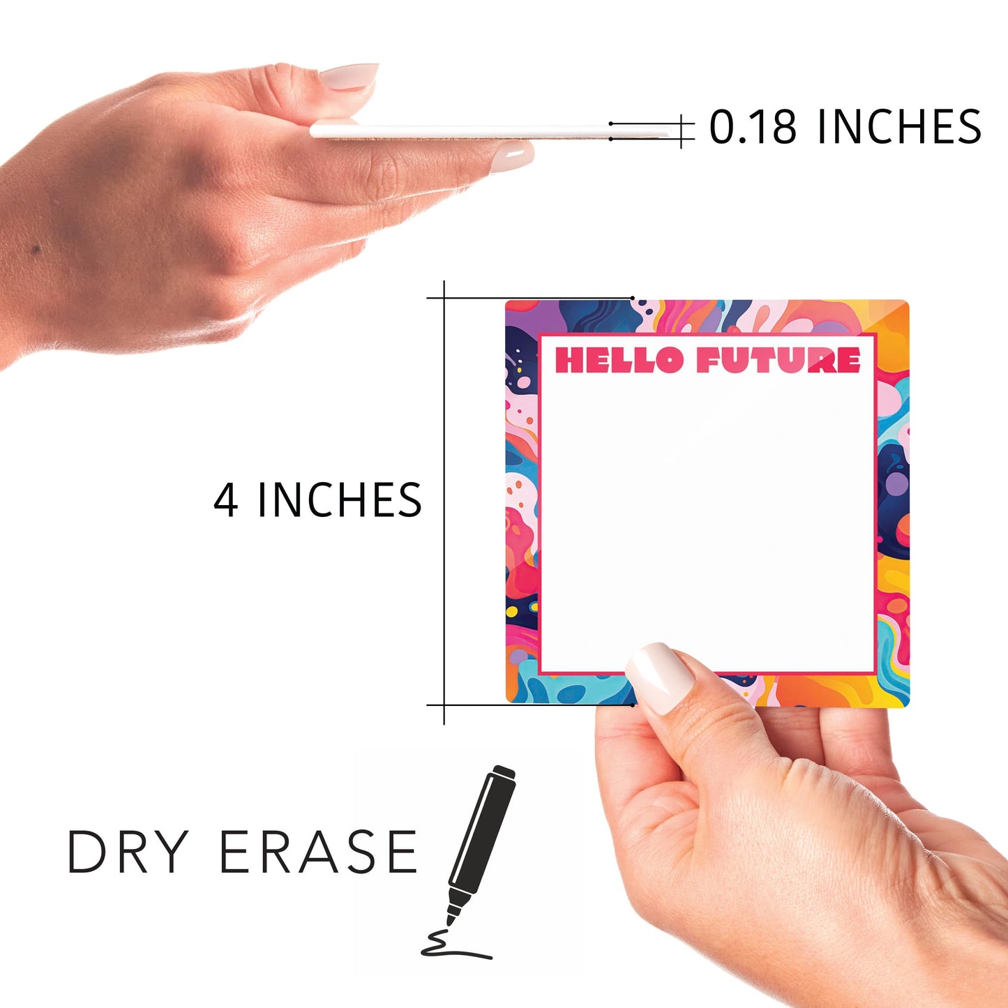 Graduation Reminders Abstract Fluid Future | 4x4