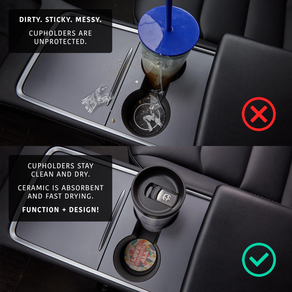 Valentine's Offset Car Coaster Set 1 | 2.65x2.65