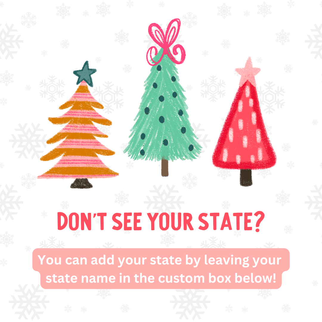 State Gifts, State Products, Christmas Ornament