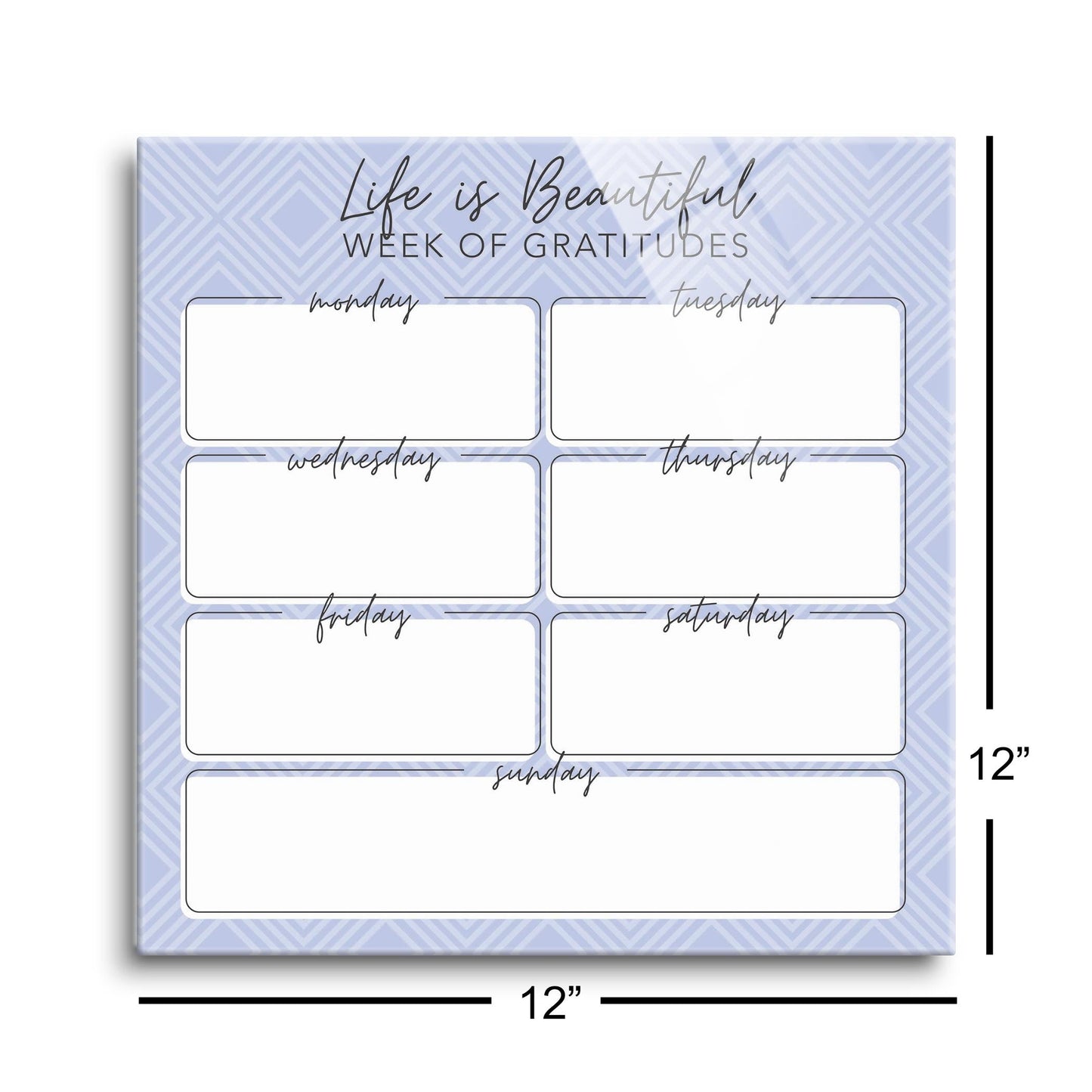 Mother's Day Tracker Life Is Beautiful Gratitudes | 12x12