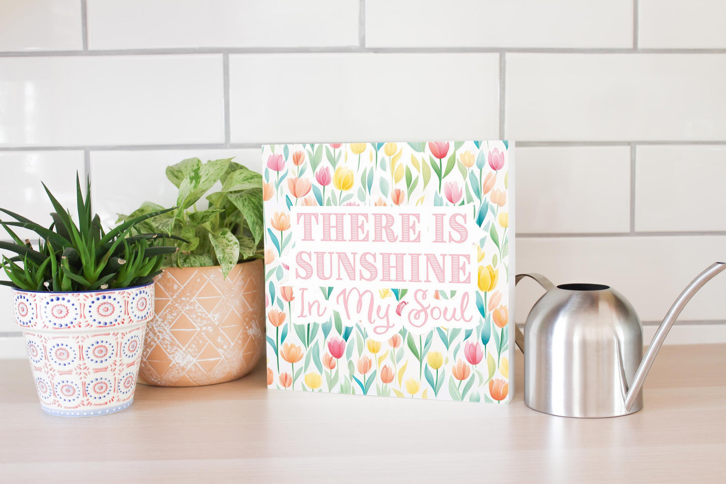 Spring Pastel There Is Sunshine In My Soul | 10x10
