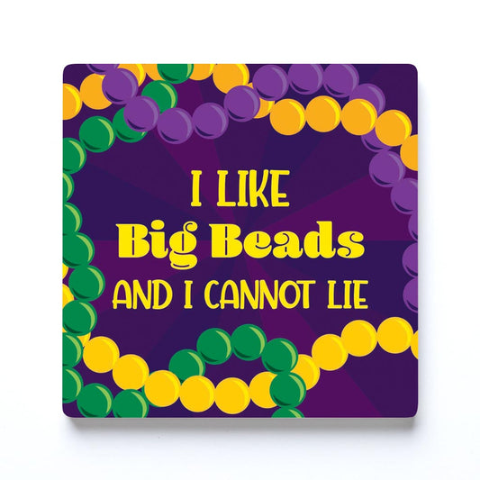 Mardi Gras I Like Big Beads | 4x4