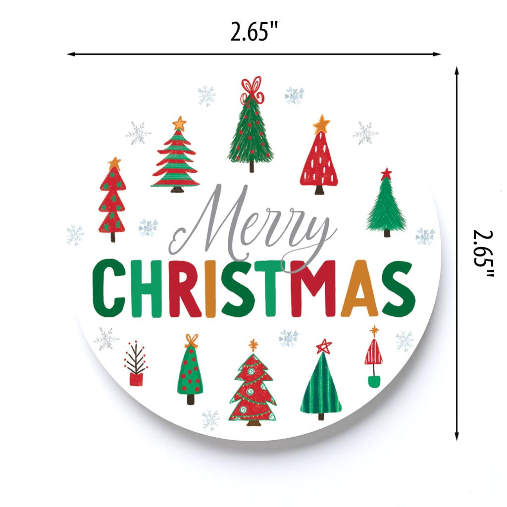 Clairmont & Co Whimsy Trad Merry Christmas 2 | 2.65x2.65