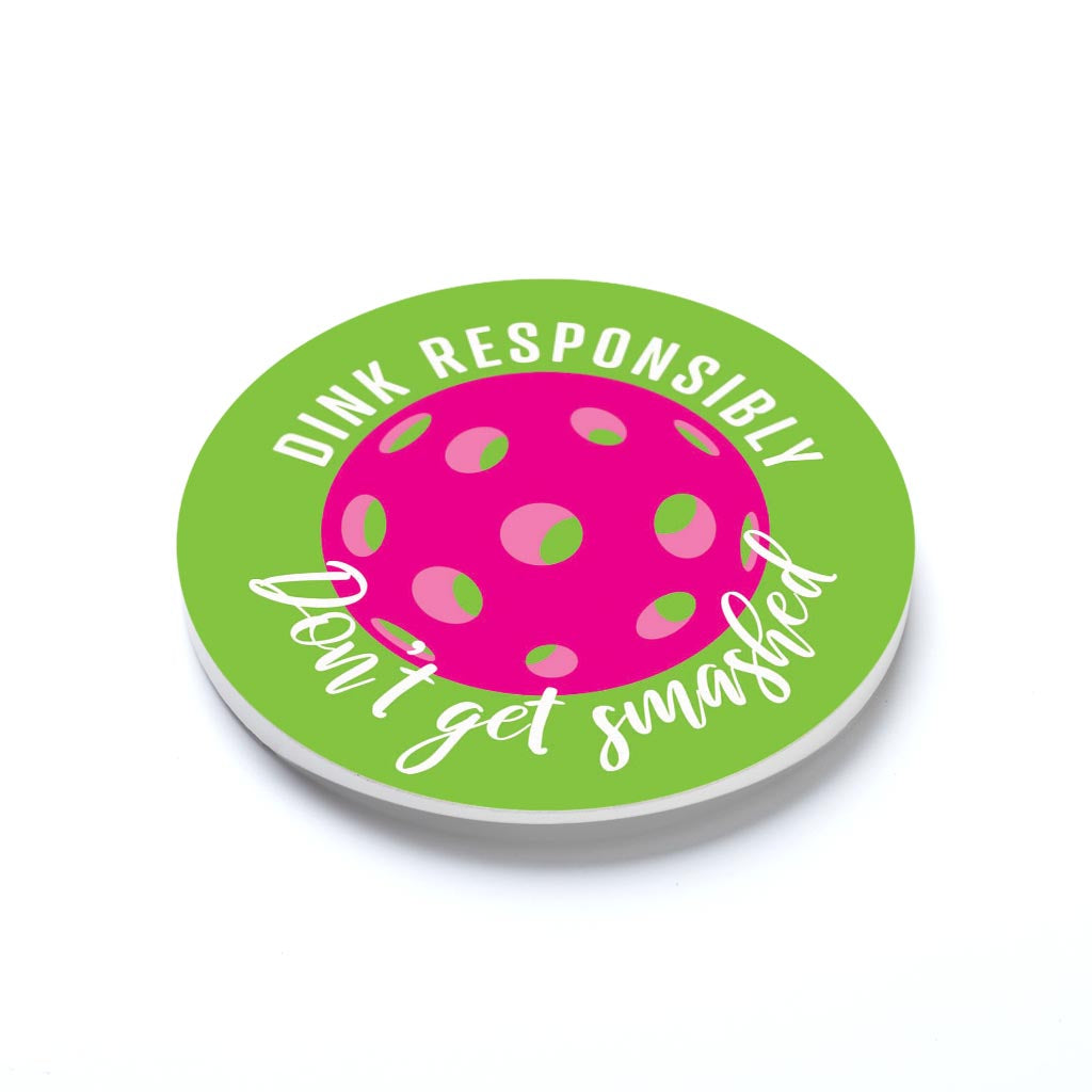 Neon Pickleball Dink Responsibly Green | 2.65x2.65