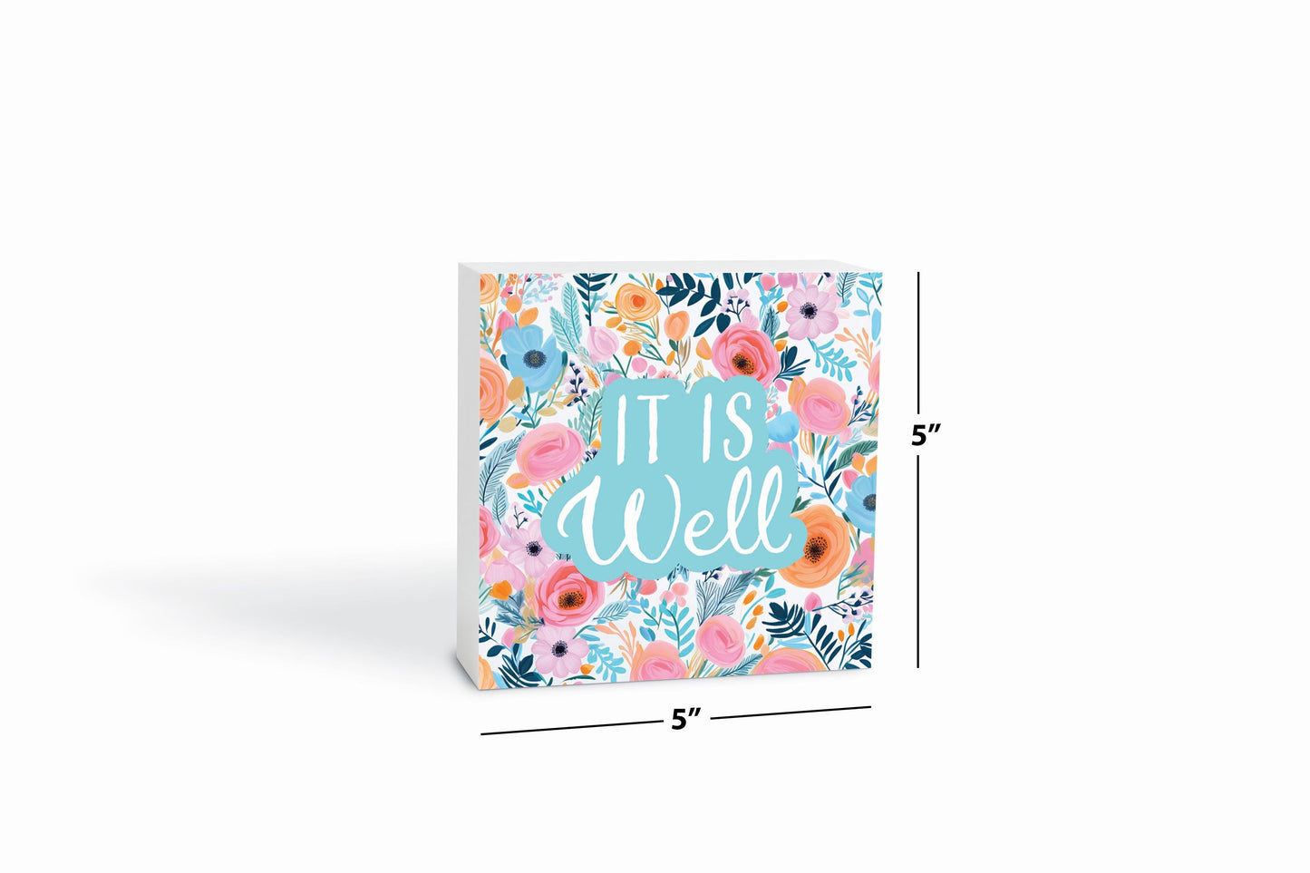 Spring Pastel It Is Well | 5x5