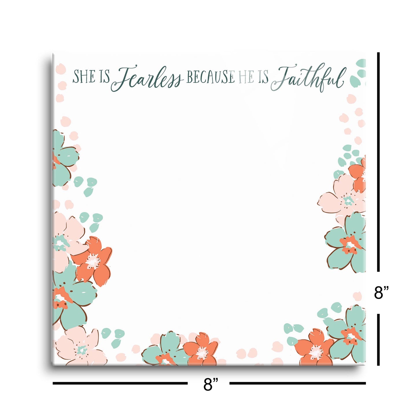 Clairmont & Co Faith She Is Fearless Notes | 8x8