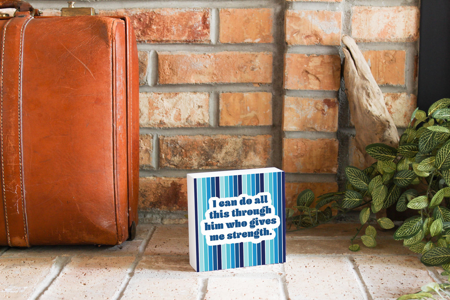 I Can Do All Blue Stripe | 5x5