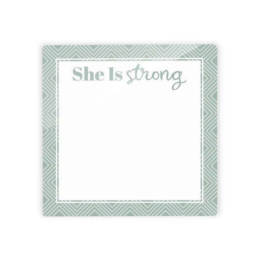 Mother's Day Green pattern She Is Strong | 4x4